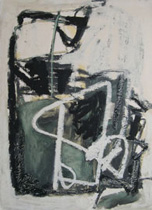  30 x  22"  oil on paper  #31