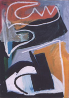 39  x  27"  oil on paper  #35