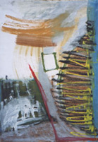 39  x  27"  oil on paper  #47