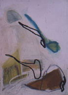  39  x  27"  oil on paper  #49