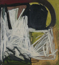  43  x  39"  oil on canvas.  #5