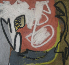   gnawa series 39  x   43"  oil on canvas.  #6