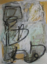 30 x  22"  oil on paper  #91