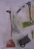  39  x  27"  oil on paper  #9